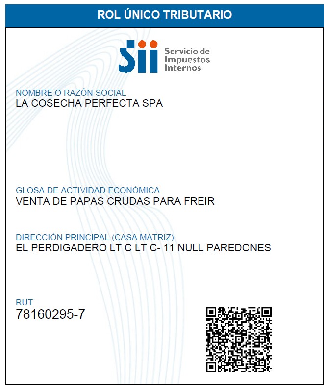 LA COSECHA PERFECTA SPA